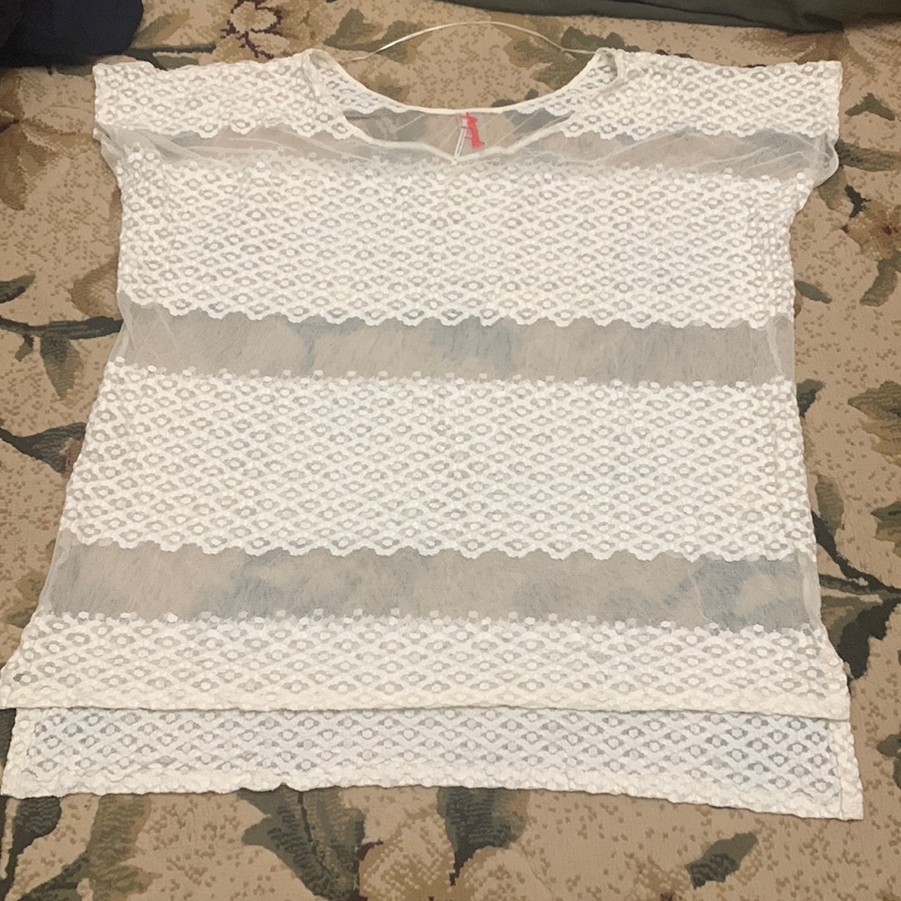 Free People Mesh/Sheer Coverup/Tunic